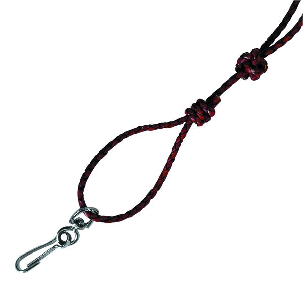 Woven Leather Lanyard