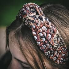 Foxy Pheasant Knotted Headband